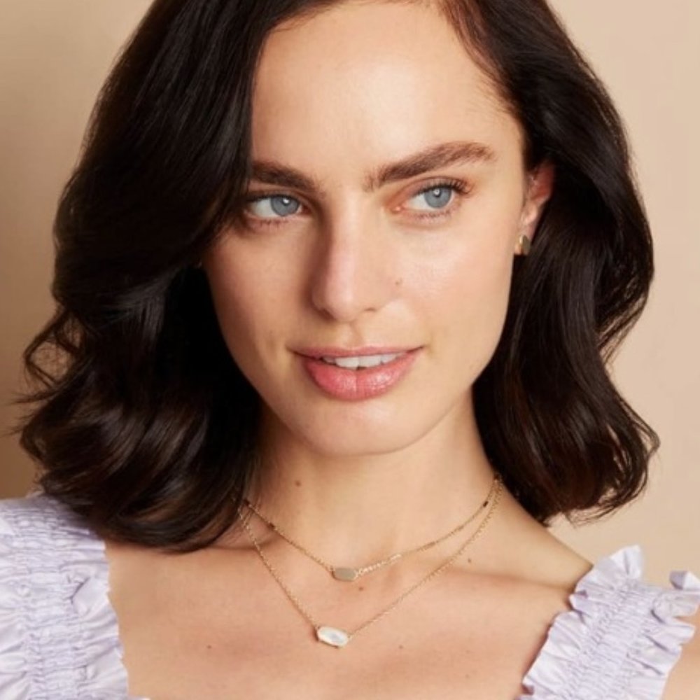 Kendra Scott | Ever Opal Necklace in Rose Gold - Picture 4 of 5